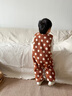 幼歌（YOUGE）嬰幼兒加絨保暖羊羔絨連體褲加厚抓絨可愛(ài)衛衣親膚套裝 bears上衣(66-100肩開(kāi)扣) 90 cm 曬單實(shí)拍圖