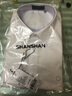 SHANSHAN杉杉【DP成衣免燙皺】短袖襯衫男四季商務(wù)80支純棉襯衣男職業(yè)正裝 SSC211380032Z白色（長(cháng)） 43 曬單實(shí)拍圖