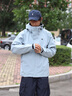 KOLON SPORT/可隆GAIA PRO韌力沖鋒衣 男子戶外登山戈?duì)柗里L(fēng)耐磨夾克 LHGJ4AN219-LB 淺藍(lán)色 L 175/96A 曬單實(shí)拍圖
