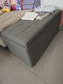 丘林瑟服裝店長(cháng)方形收納沙發(fā)凳儲物試衣間休息凳子鞋店換鞋凳床尾長(cháng)條凳 淺灰色【皮革】 長(cháng)90cm*寬40cm*高40cm(儲物) 曬單實(shí)拍圖