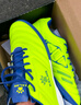 卡爾美（KELME）成人足球鞋男比賽TF碎釘球鞋學(xué)生透氣防滑球鞋 白/寶藍(lán) 43  曬單實(shí)拍圖