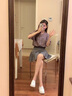 斯普王（SIPUWANG）小白鞋女2025夏夏季新款小皮鞋舒適百搭一腳蹬懶人樂福鞋女 白色單里 37 曬單實拍圖