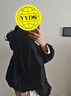 德瑪納【敢野行動】春秋黑科技三防連帽氣質抽褶小個子短款氣質女式外套 曬單實拍圖