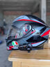 AGV K5 S 摩托車(chē)頭盔雙鏡片新款防霧透氣四季通用輕量騎行機車(chē)全盔3C PLASMA BLACK/GREY/RED M（建議55-57頭圍） 曬單實(shí)拍圖
