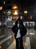 DGOV2025新款棉美式hiphop高街潮牌連帽衛(wèi)衣女春秋oversize開衫外套 黑色【棉質(zhì)薄款】（zt） M 【90-110斤】 曬單實(shí)拍圖