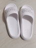 Jeep 吉普休閑拖鞋情侶款潮流室內外穿踩屎感防滑沙灘一字涼拖鞋P210MTX048白色40-41碼 曬單實(shí)拍圖