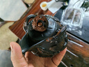 老師傅紫陶茶壺手抓壺泡茶壺家用復(fù)古手工泡茶壺高檔茶水分離茶具 紫陶年年有魚手抓壺 220ml 曬單實(shí)拍圖