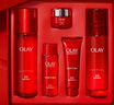 玉蘭油（OLAY）新款2代勝肽大紅瓶套裝 緊致抗皺淡紋提拉 補(bǔ)水滋潤護(hù)膚品送禮物 【大紅水+金純面霜】+面膜5片 曬單實(shí)拍圖