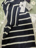 TOMMY HILFIGER【透氣舒適】夏季男裝珠地網(wǎng)眼條紋短袖T恤翻領POLO衫J9397 藍白條紋FAP M （推薦：135-150斤） 曬單實拍圖