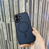 玄皇【鏡頭全包】蘋果16promax手機(jī)殼iphone16新款膚感磨砂Magsafe磁吸充電硅膠防摔超薄透明高端簡約 蘋果16plus【磨砂黑】徠卡鏡頭 親膚手感 曬單實(shí)拍圖