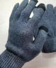 啄木鳥(niǎo)羊毛手套男女針織毛線(xiàn)男冬季保暖加厚騎行觸屏手套舒適百搭情侶款 黑色【高效觸屏】 曬單實(shí)拍圖