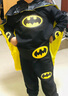 宇龍童話(huà)萬(wàn)圣節兒童服裝幼兒園男童化妝舞會(huì )蝙蝠俠cosplay演出服裝春秋款 2021套裝+披風(fēng)眼罩手帶腰帶 140 碼建議身高1.3米左右 曬單實(shí)拍圖