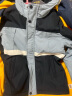 水孩儿（SOUHAIT）童装男童女加绒厚外套冬新款儿童中大童摇粒绒厚风衣上衣 极地灰-1 140 实拍图