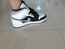 耐克（NIKE）Air Jordan aj1 mid男女鞋影子芝加哥黑紅腳趾熊貓籃球運(yùn)動(dòng)休閑鞋 852542-101白綠橙 43 曬單實(shí)拍圖