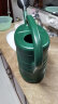 一洲洒水壶 大容量花卉植物浇水壶 家用浇花种菜长嘴淋水壶8L 深绿色  实拍图