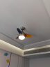 沐影儿童房风扇灯创意个性迷你卧室静音隐形带遥控书房餐厅吊扇灯 三色叶片风扇灯 晒单实拍图
