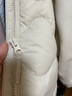 雅鹿兒童輕薄羽絨服連帽男女童2024冬季新款洋氣中大童寶寶青少年外套 雪融米白   超輕0重感 160 cm  充絨量45克 曬單實拍圖