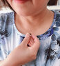 締晶康乃馨百福投影銀項(xiàng)鏈女生日禮物送媽媽婆婆長輩40-60歲首飾 【康乃馨項(xiàng)鏈】玫瑰金色-D475 曬單實(shí)拍圖
