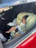 阿布纳（Abner）婴儿童安全座椅0-4-7-12岁汽车用宝宝坐椅车载360度旋转可坐可躺 周游家Pro-智能版【可可棕】 实拍图