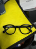 MOSCOT LEMTOSH眼鏡框女士 美式板材框橢圓形眼睛 復古大小臉黑色裝飾近視鏡架男 黑色框 49大碼L 曬單實(shí)拍圖