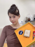 卡瑪倫（KAMALUN）2025新款桃花兔子發(fā)夾女側邊劉海夾輕奢頭飾發(fā)卡鴨嘴夾送女友 桃花兔子發(fā)夾-不刻字 曬單實(shí)拍圖