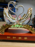 聚善緣天鵝擺件一對(duì)創(chuàng)意客廳新房裝飾品高檔結(jié)婚新婚禮物送新人實(shí)用 【順豐速發(fā)】大號(hào)和和美美天鵝 28*10*23cm 曬單實(shí)拍圖