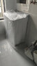 小天鹅（LittleSwan）双桶双缸洗衣机半自动 10公斤大容量 喷淋漂洗强力去污 以旧换新 升级玻璃盖板 TP100VH60E 实拍图