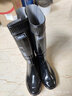 回力雨鞋男女中高筒雨天防水鞋防滑雨靴戶(hù)外釣魚(yú)工作套鞋趕海鞋HXL807 黑色高筒 43 曬單實(shí)拍圖