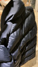 Calvin Klein Jeans秋冬男士通勤撞色印花鴨絨絎縫立領(lǐng)羽絨服J322258BEH-太空黑M 曬單實(shí)拍圖