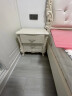 梦美斯宣 家具 欧式床 卧室板木美式双人床结婚床组合套装带软靠床1802 [白色]1.8米一床一柜+床垫 实拍图