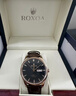 勞力士王子瑞士正品手表男士全自動(dòng)機械表商務(wù)簡(jiǎn)約夜光鏤空防水十大名牌男表 玫金黑面-享全國專(zhuān)柜終身質(zhì)保服務(wù) 原裝進(jìn)口 42mm 直徑 曬單實(shí)拍圖