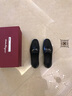 菲拉格慕（Ferragamo）男鞋牛皮雙面扣莫卡辛鞋男士商務(wù)休閑皮鞋 02A881 686084黑色銀頭/特價清倉 40.5 /6.5碼 曬單實拍圖