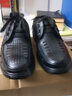 蜻蜓牌男鞋夏季新款真皮男士涼鞋男涼皮鞋系帶透氣鏤空皮鞋中年人皮涼鞋中老年人爸爸鞋夏天包頭涼鞋洞洞網(wǎng)眼 黑色 38 曬單實(shí)拍圖