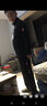 萬格尼2025新款情侶運動套裝春秋季男女休閑跑步運動服裝寬松衛(wèi)衣三件套 1911款黑色（春秋款三件套） 男XL(建議體重126-140斤) 曬單實拍圖