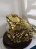景庫(kù)   黃銅三足金蟾擺件家居裝飾品辦公室開(kāi)業(yè)禮品擺件 A7小金蟾 曬單實(shí)拍圖