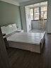 枕中梦奶油风白色实木床现代简约双人床1.8米1.5m1.35小户型卧室储物床 实木床+床头柜*1 150*200cm  箱框结构 实拍图
