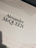 亞歷山大麥昆（Alexander McQueen）AMQ男士系帶小白鞋闊型休閑運(yùn)動(dòng)鞋 白色/黑色 39.5 曬單實(shí)拍圖