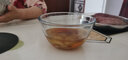 VTyee鋼化玻璃耐高溫家用沙拉碗透明大玻璃盆湯碗飯碗水果碗泡面碗餐具 1100ML 曬單實(shí)拍圖