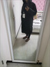 籬人歸羽棉絨服男女同款冬季加厚大衣長款過膝棉衣防寒保暖情侶大碼外套 黑色 XL 曬單實拍圖