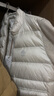 哈吉斯（HAZZYS）女裝 PHIZ系列輕薄羽絨服ASFSU0BDX47 灰色GE 160/84A38 曬單實(shí)拍圖