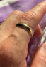颯雅 戒指男潮流食指朋克嘻哈6mm男生時(shí)尚飾品尾戒子至尊魔戒男士指環(huán) 金色(外側魔戒) 19號 曬單實(shí)拍圖