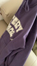 樂町字母衛(wèi)衣便服20休閑舒適外套女C2BBE1201 紫色 M 曬單實(shí)拍圖