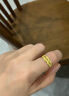 周六福（ZLF）新年禮物  黃金戒指女款足金999活口滿(mǎn)天星女戒 計價(jià) 13號-4.15g 曬單實(shí)拍圖