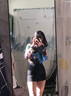 花花公子;PLAYBOY2024春夏新款jennie上衣寬松卡通人像圖案印花打底網(wǎng)紗T恤女 圖片色 均碼 曬單實(shí)拍圖
