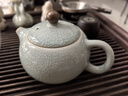 容山堂陳文德大師汝窯茶壺天青茶具開片可養(yǎng)汝瓷泡茶壺建盞大單壺禮盒裝 陳文德汝窯茶壺-秘色西施 曬單實(shí)拍圖