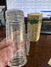 諾亞口杯養(yǎng)生水晶杯雙層玻璃泡茶杯真空隔熱加厚辦公室便攜車載水杯子 1號竹子 450ML 曬單實(shí)拍圖