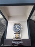 浪琴（LONGINES）瑞士手表 康卡斯?jié)撍盗袡C械鋼帶男表L37823567 黑色太陽飾紋43.0 mm 曬單實拍圖