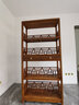 藝銘天下紅木家具非洲雞翅木（學(xué)名：非洲崖豆木）實(shí)木書(shū)柜書(shū)架中式博古架多寶格閣多層置物展示架 單個(gè)書(shū)架： 長(cháng)86*寬32*高186cm 曬單實(shí)拍圖