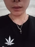 戚小米 項鏈男款潮流韓版?zhèn)€性十字架短款項鏈情侶吊墜歐美霸氣簡約時尚 曬單實拍圖