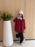 CamalgOri大碼派克服羽絨綿服女中長(zhǎng)可拆卸羊羔毛外加厚小個(gè)子外套結(jié)婚紅色 酒紅色派克服(升級(jí)加厚款) S 曬單實(shí)拍圖